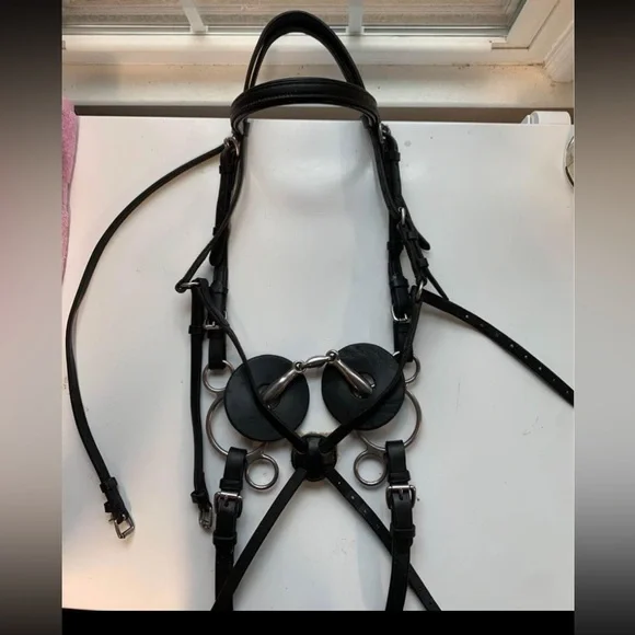 Nunn Finer Custom Figure 8 Black Bridle - Picture 1 of 4